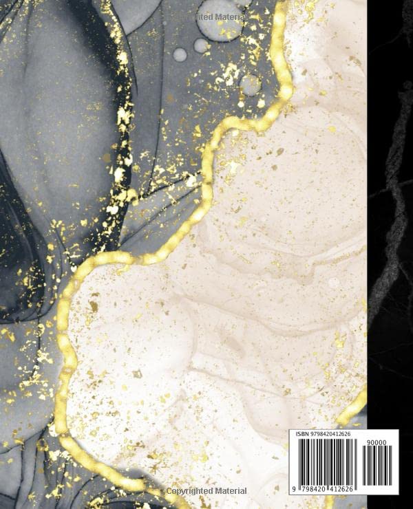 Composition Notebook - Gold Liquid Marble, College Wide Ruled for Adults, Young Adults, Kids, Teens, and Kids.: Great for Assignments, Drawings, Note Taking and Everyday Use. image 3
