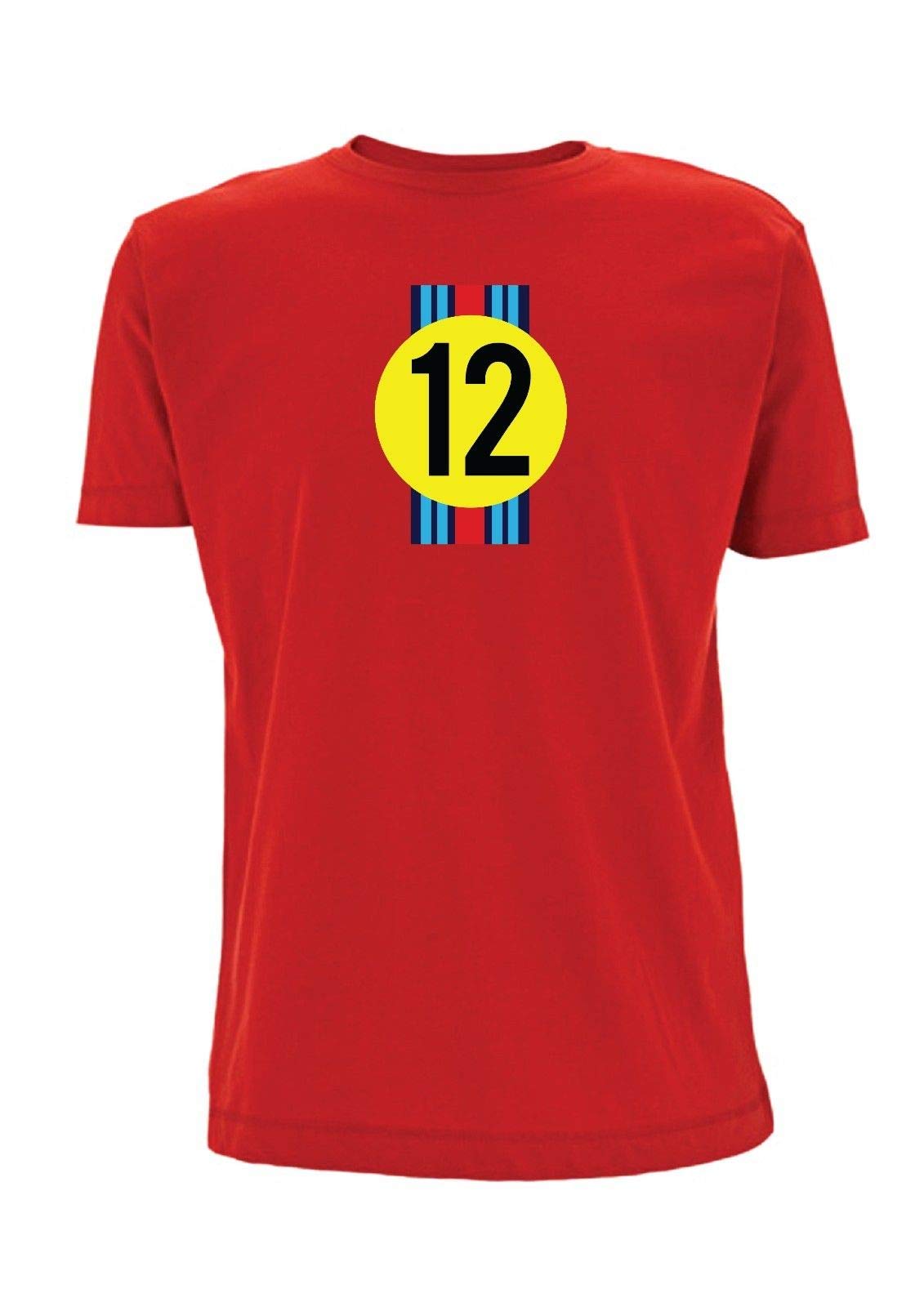 Time 4 Tee Men's Red Mike Hailwood Inspi T Shirt Motorbike Bike Biker 1978 Senior Tt Martini Racing Cafe Racer (X Large, )