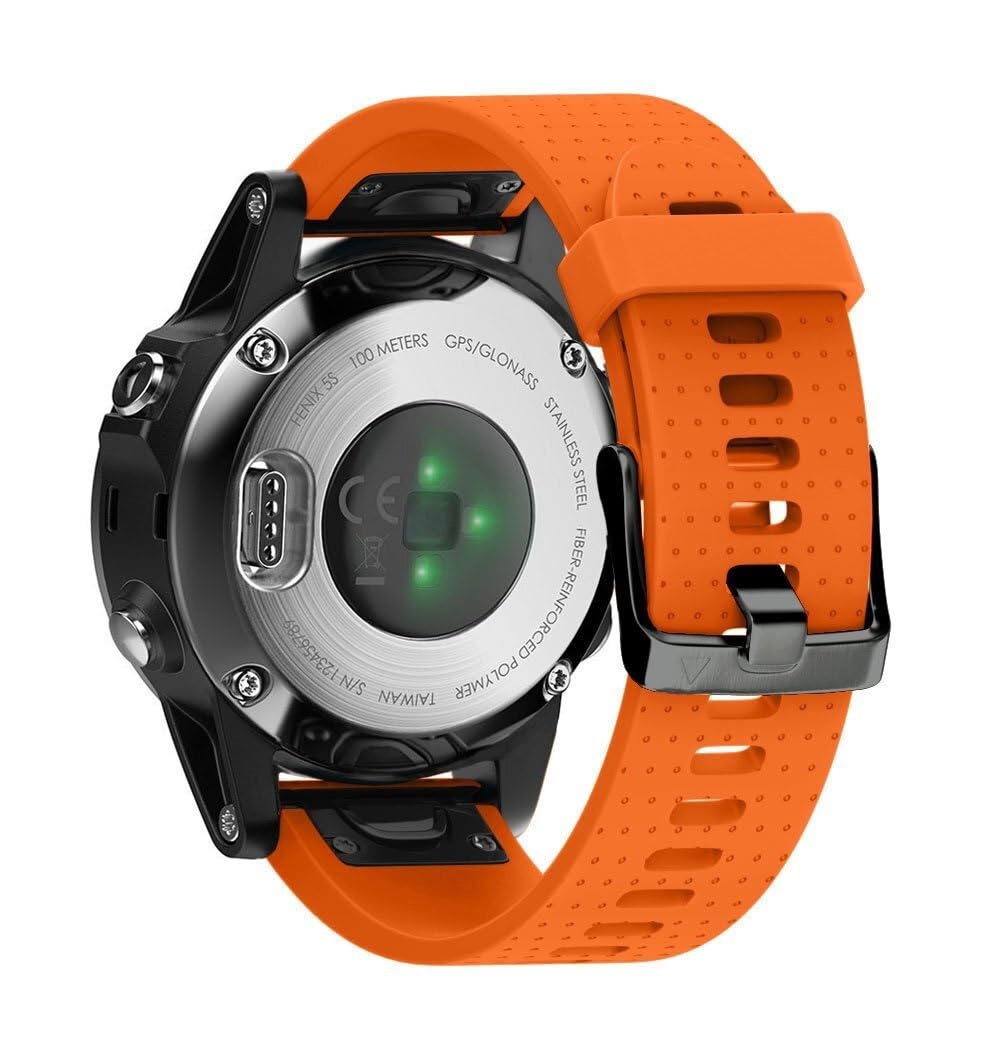 Per Fenix 5S/Fenix 6S cinturini 20 mm facile da montare in silicone cinturini di ricambio per smartwatch Fenix 7S/Fenix 5S Plus/Fenix 6S Pro/D2 Delta S