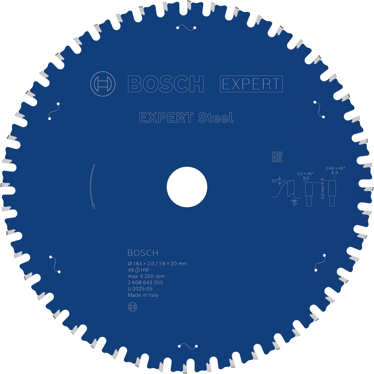 Bosch Professional Bosch Expert Metal Steel Cutting Saw Blade