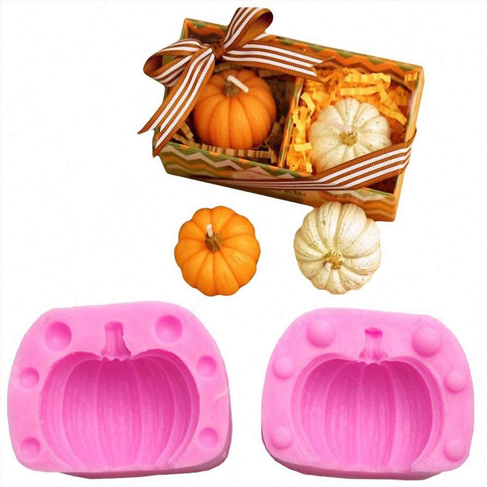 Stampo Da Forno in Silicone per Dolci, 10 Impronte a Forma Di Mini Zucca Di Hall