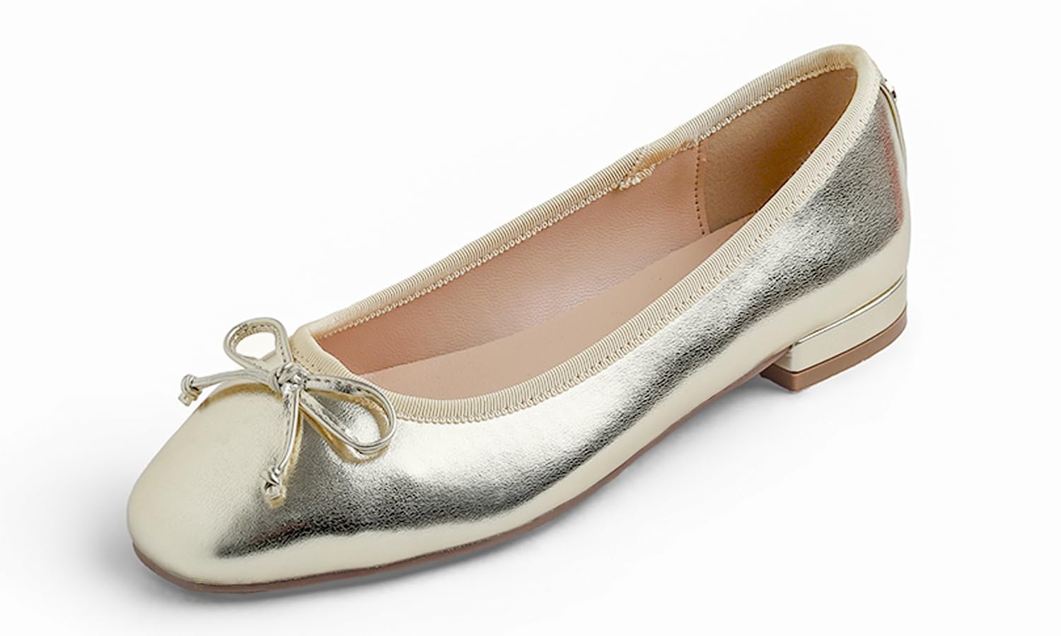 feversole Women's Square Toe Low Heel Bow Tie Dress Pump Shoes-picture-49