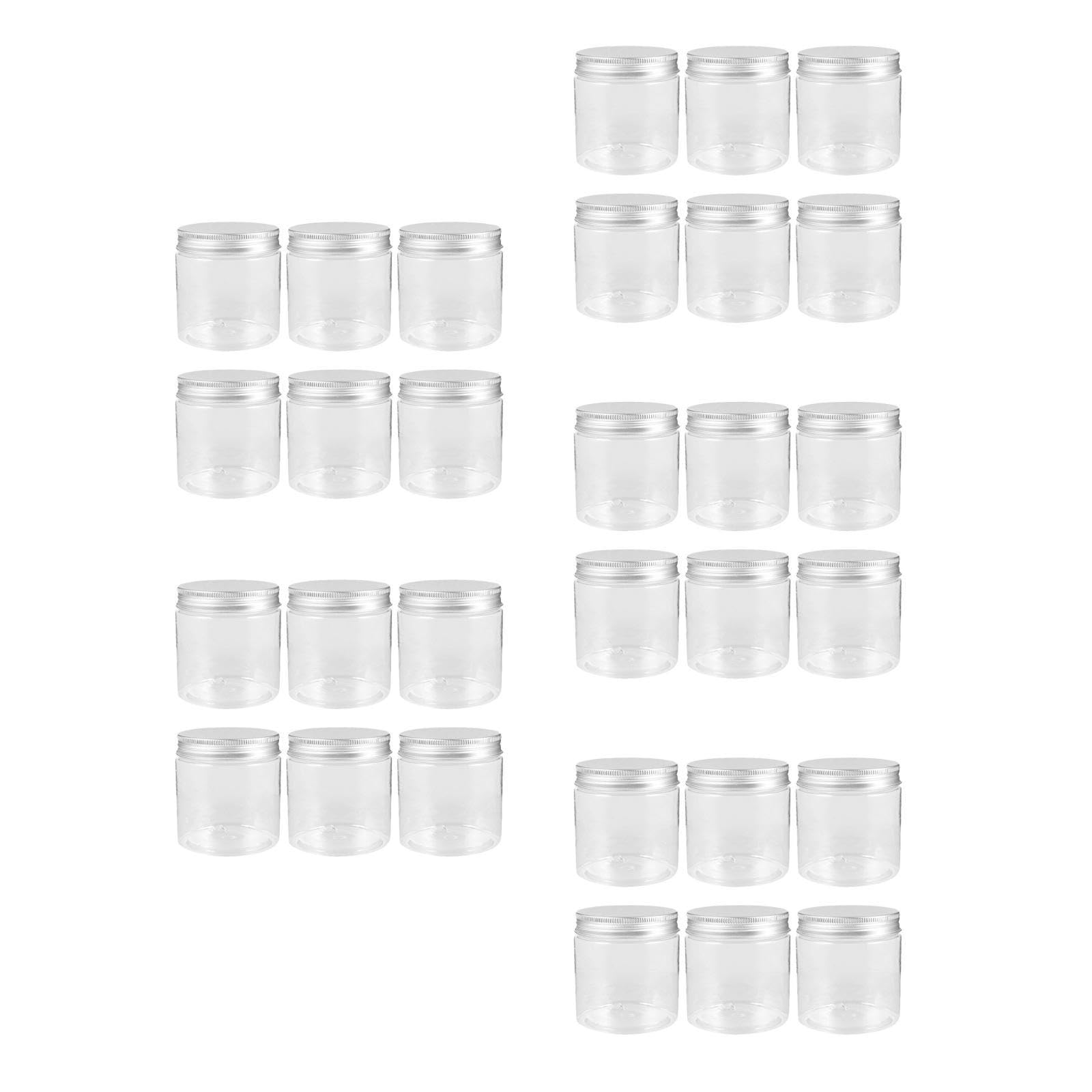 Alipis 5 Set Barattoli Trasparenti Contenitori Per Conservare Snack E Spezie Barattoli Ermetici Per Cucina E Casa 6 Pezzi*5