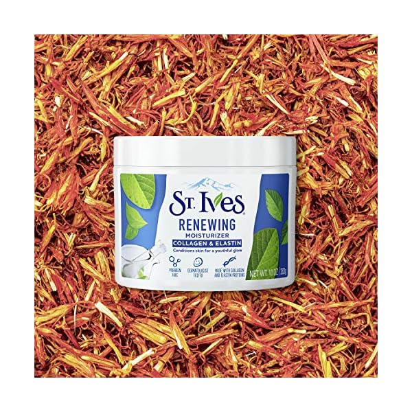 St-Ives-Collagen-and-Elastin-Facial-Moisturizer-For-Renewing-Paraben-FreeDermatologist-TestedCruelty-Free-10-Oz-4-Count St. Ives Face Moisturizer Cream, Collagen and Elastin, Renewing Facial Moisturizer for Women, Paraben Free, Dermatologist Tested Daily Moisturizing for Dry Skin Cruelty Free, 10 oz, 4 Pack