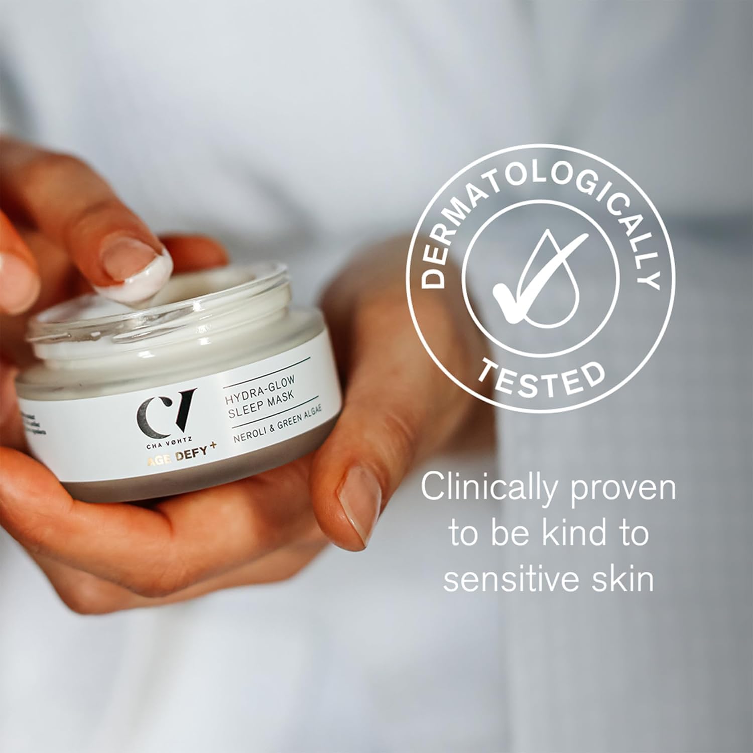 Green People Age Defy+ Mascarilla Hydra-Glow, Piel Seca y Madura, 50ml | Crema Hidratante de Noche Antienvejecimiento, para Piel Seca y Madura, Libre de Parabenos y Alcohol, Vegana