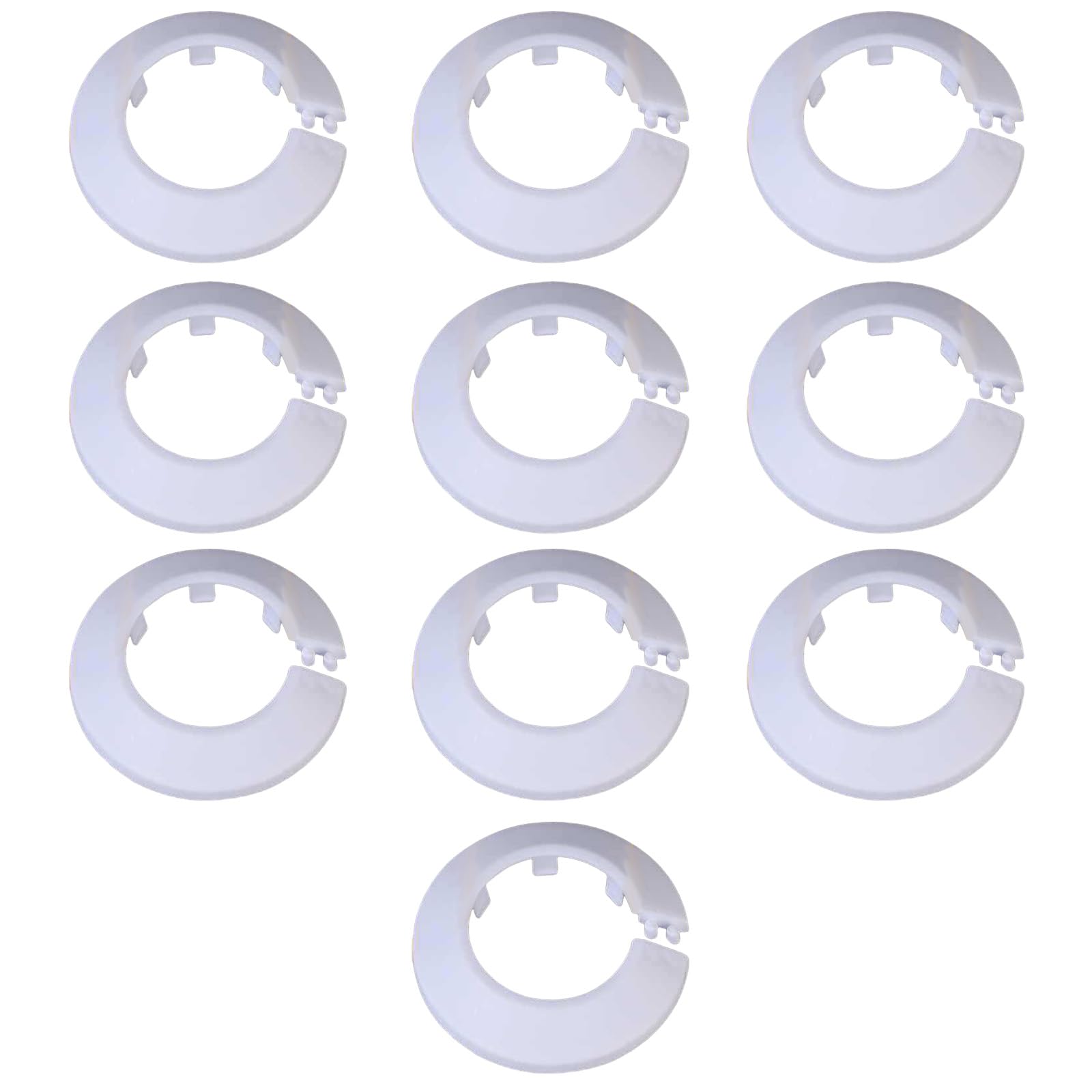 10 Pcs Radiator Pipe Prosette Heating Rosette Radiator Cover Smooth Floor Change & Protective Concealment
