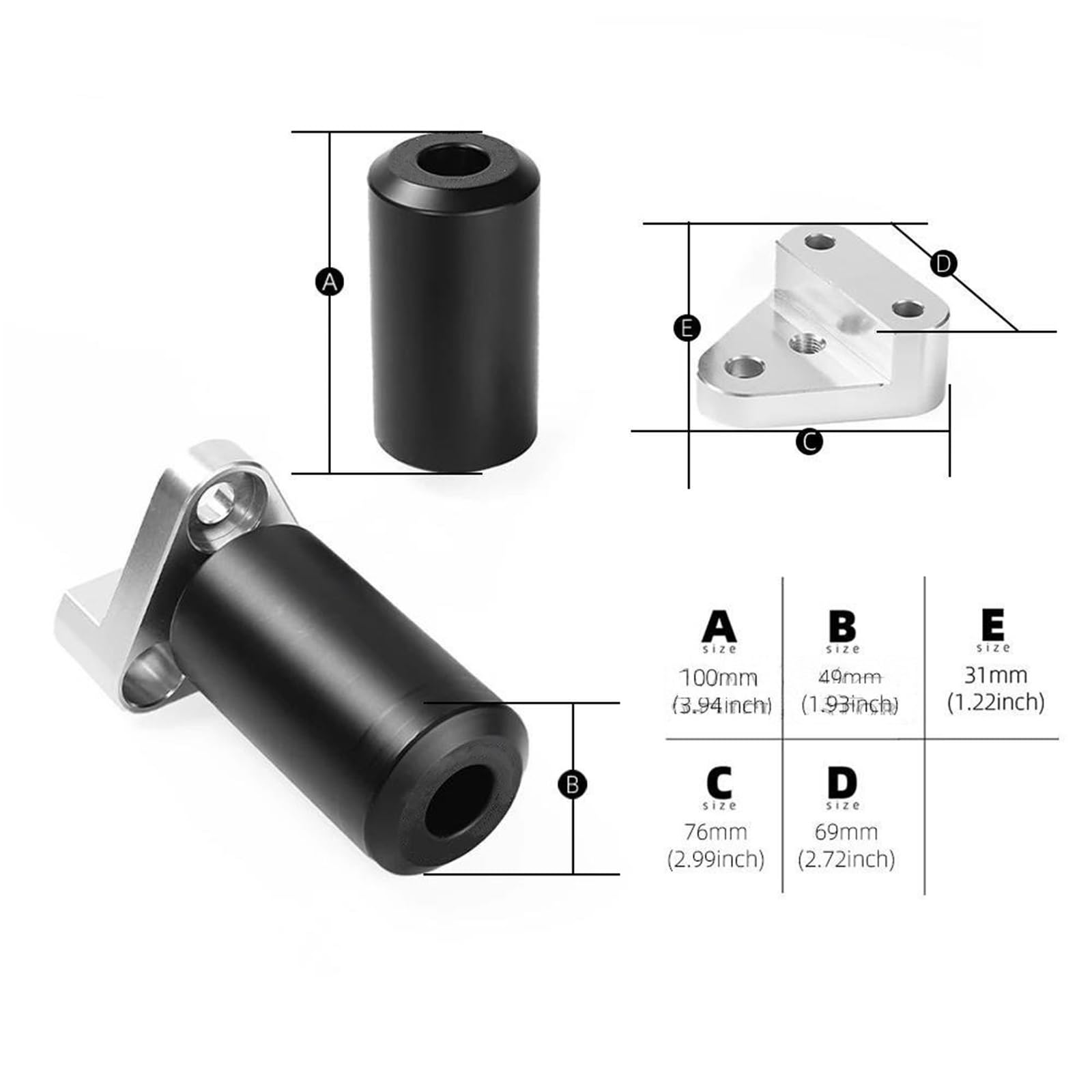 Motorrad Crash Pads Für Yamaha FJR 1300 (2001-2024) - Rahmen Slider Zum Schutz Bei Stürzen