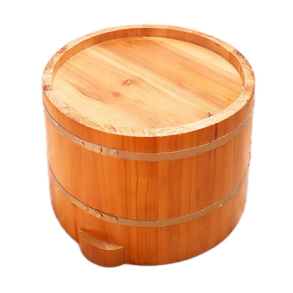 PUCHEN Barile di legnoPiedeSpaBarilepedicurePediluvio,Lavaggio dei piediBarile,Legno massiccioPiedeAmmolloBarileSecchio,PiedeBagnoBarileLoftyAmbition Comfortable Anniversary