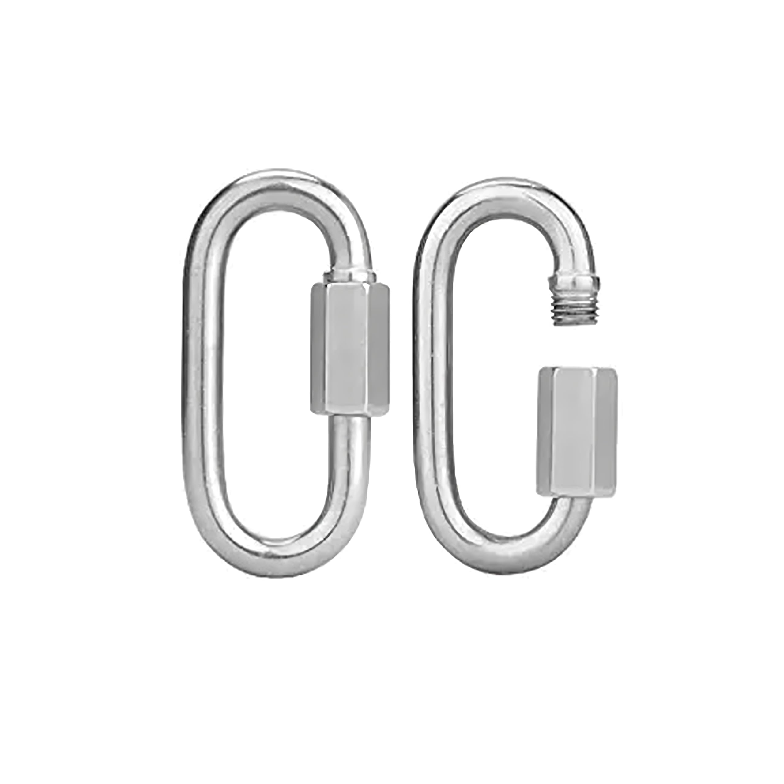VAQUITA D Shape Heavy Duty 304- Stainless Steel Screw Link Snap Hook Carabiner/Hook Swing Connector Multipurpose, SnapHook for Weight-Lifting Mountain, Swinging, Climbing Gym/Home (Pack of 16) (B0CRRCK92Z) Amazon Price History, Amazon Price Tracker