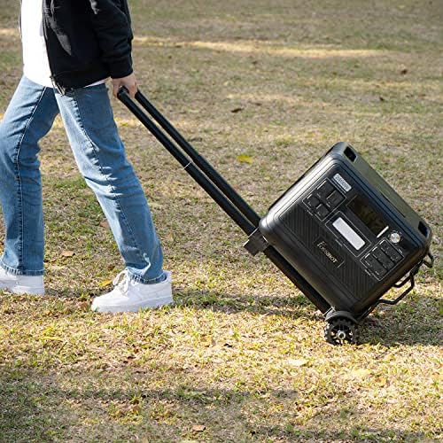 FOSSiBOT F2400 - Carro Plegable con Ruedas, Ligero, Compacto, de Carga, para Viajar, Acampar y Desplazarse