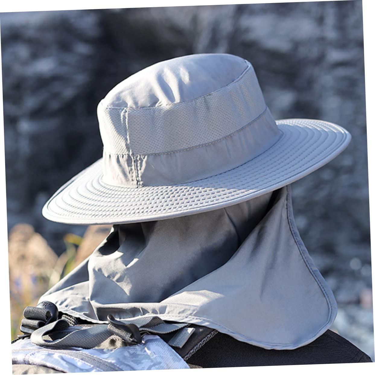 Kisangel Cappello con Protezione UV Traspirante attività Outdoor per Escursioni