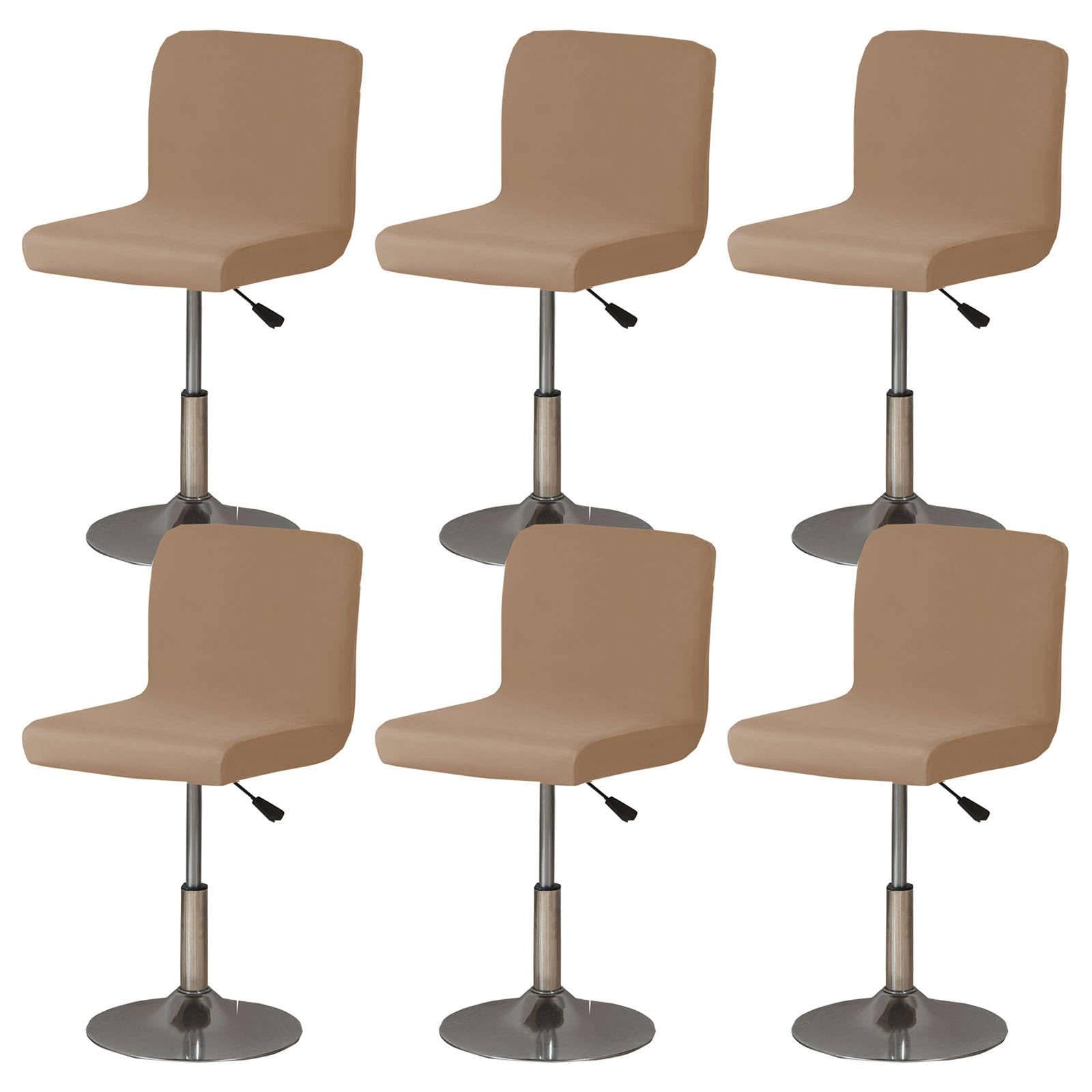 Coprisedile Per Sgabello Da Bar Elasticizzato 1/2/4/6 PZ, Fodera Per Sedia Da Pub Per Sgabello Da Banco Per Sala Da Pranzo Fodera Per Sgabello Da Bar Cafe Coprisedili Per Mobili Rimovibili