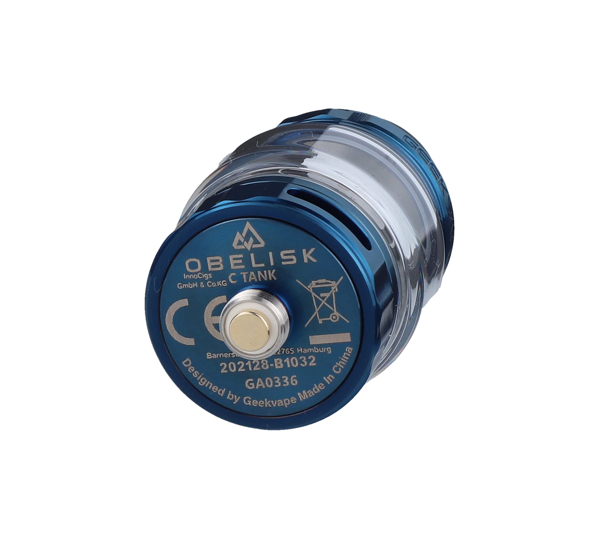 GeekVape Obelisk C Evaporator | 5.5 ml | 25 mm Diameter | 510 | Two  S-Series Heads Included
