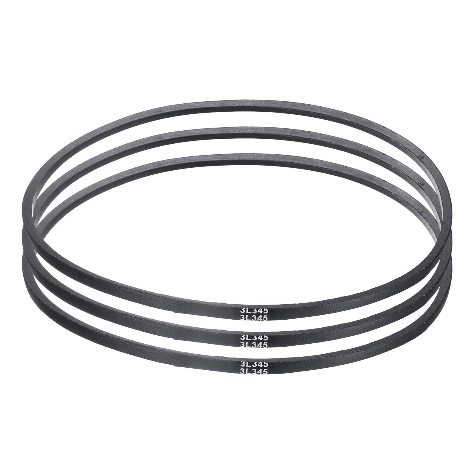uxcell 3L240 Classic Wrapped Rubber V-Belt, 24"(610mm) Outside Circumference, 3L Profile V Belt 3/8" Width 7/32" Height — view 50