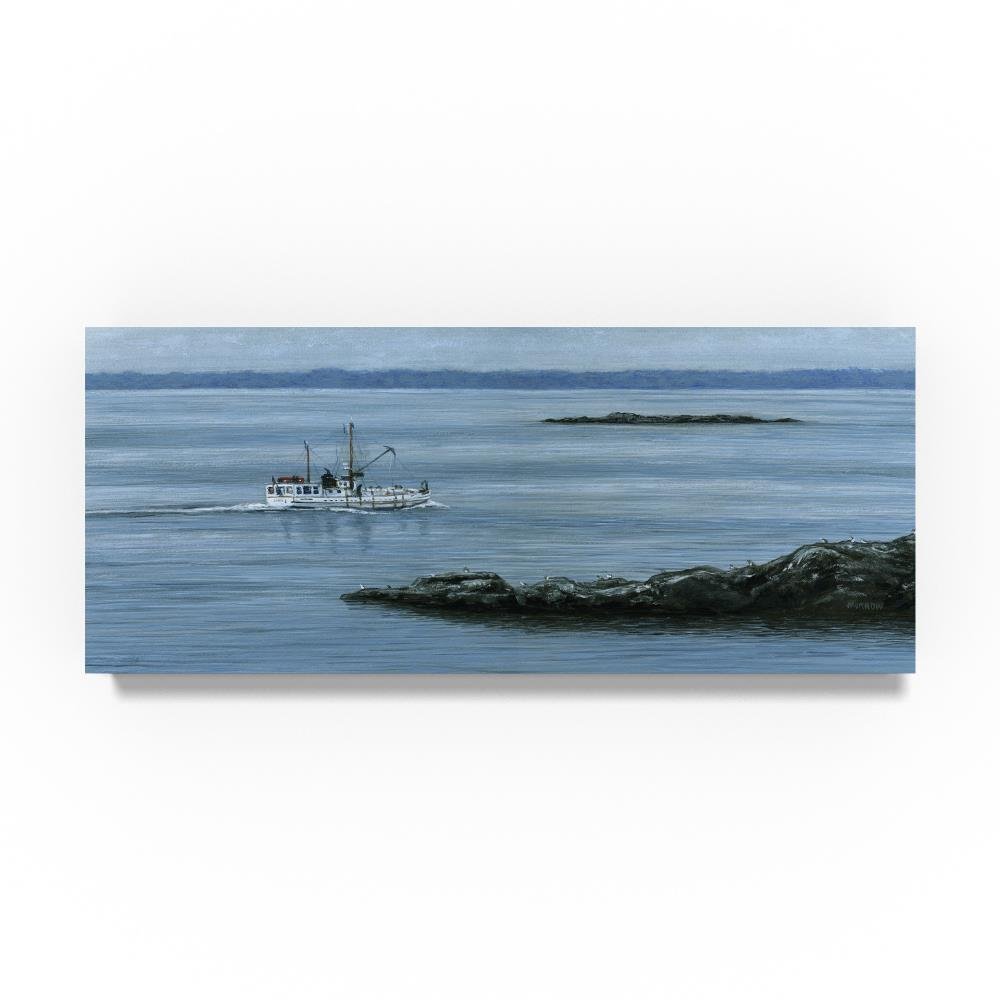 Mainland Bound by John Morrow, 20x47-Inch Canvas Wall Art