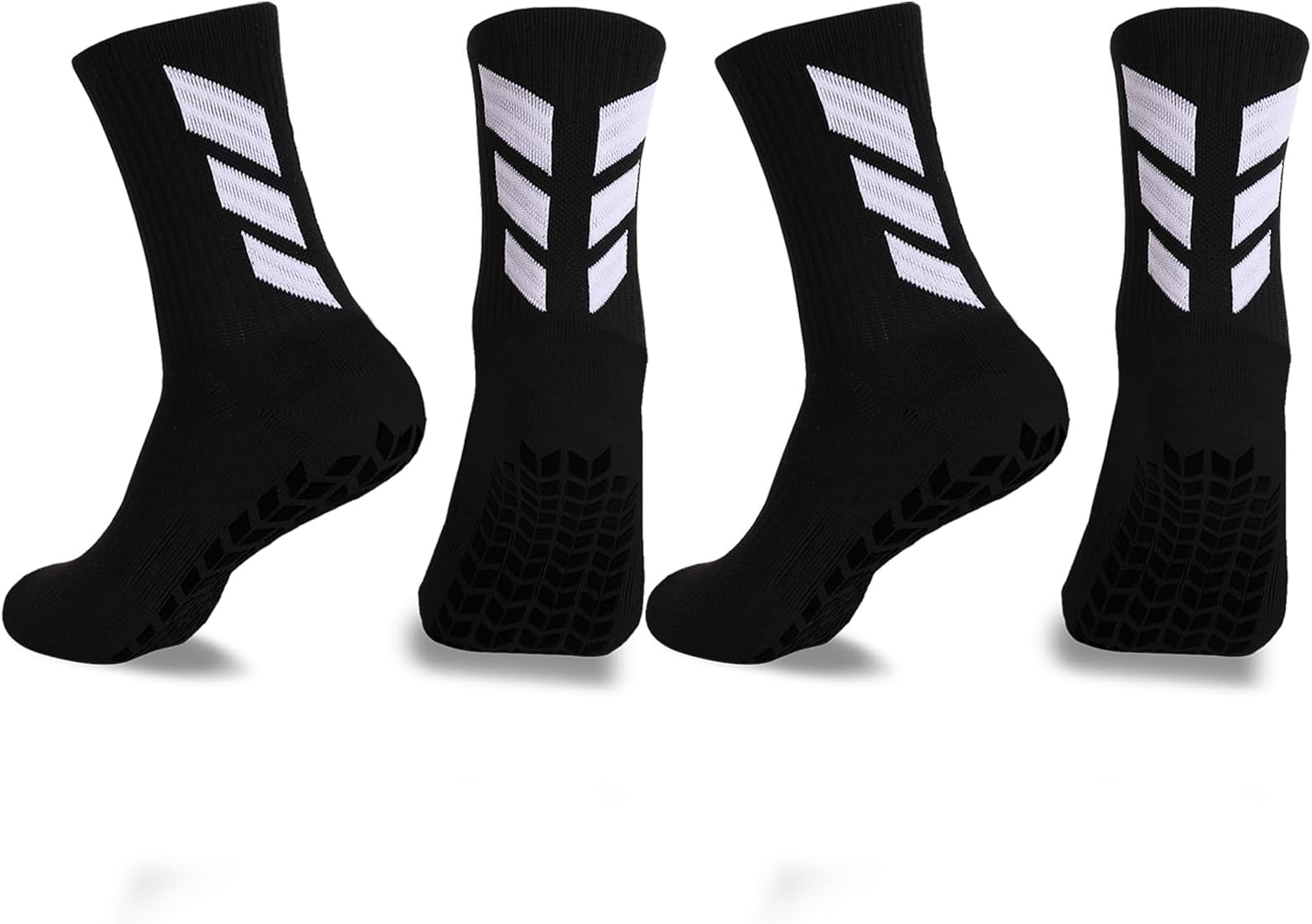 MENDENG Grip Socks Soccer Sock Men Non Slip Anti Slip Non Skid Hospital Yoga Grippy Training Sports Socks…