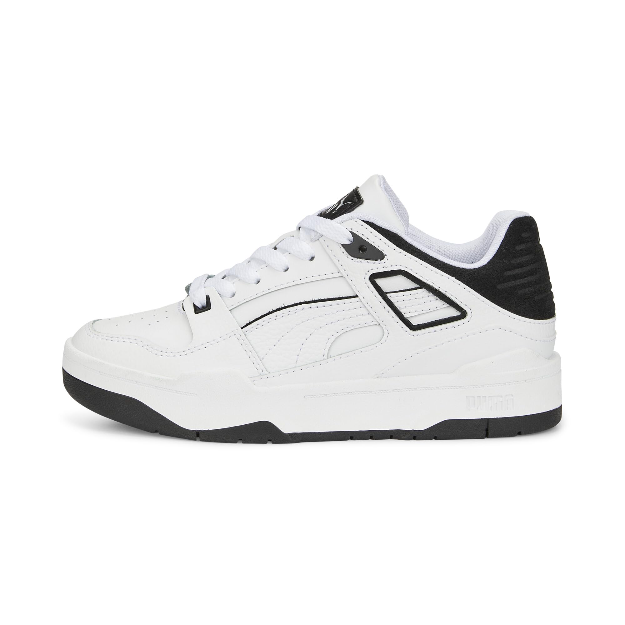 Puma Unisex-Kid Slipstream Jr White-Black Sneaker - 3 UK (38851801) (B0C96L7SCN) Amazon Price History, Amazon Price Tracker