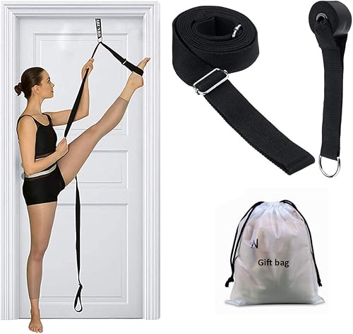 Miniatura 8 de ABUNRO Banda elástica ajustable para ballet, fácil de instalar en la puerta, flexibilidad, estiramiento de piernas, gran entrenamiento de