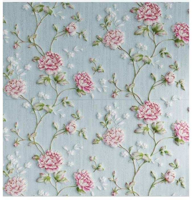 Wallpaper Mart – 3D Embossed Washable PE Foam DIY Self Adhesive Brick Wall Sticker for Bedrooms, Living Room, Kids Room, Office (Floral - Blue,1pcs) (B09RH83Y4R) Amazon Price History, Amazon Price Tracker