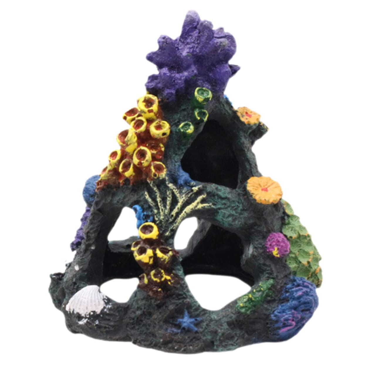 SUPVOX Coral Reef Figurine Resin Fish Tank Landscaping Ornament Aquarium Décor