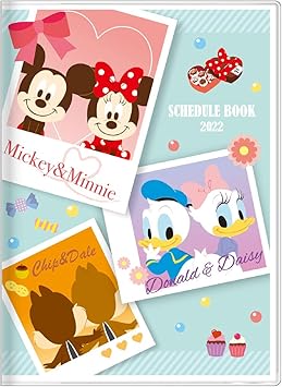 Amazon サンスター文具 ディズニー 22年 手帳 A6 マンスリー キューティヒップ フォト S 手帳 文房具 オフィス用品