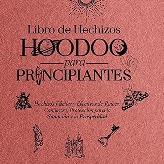 Diseño de la portada del título Libro de Hechizos Hoodoo para Principiantes