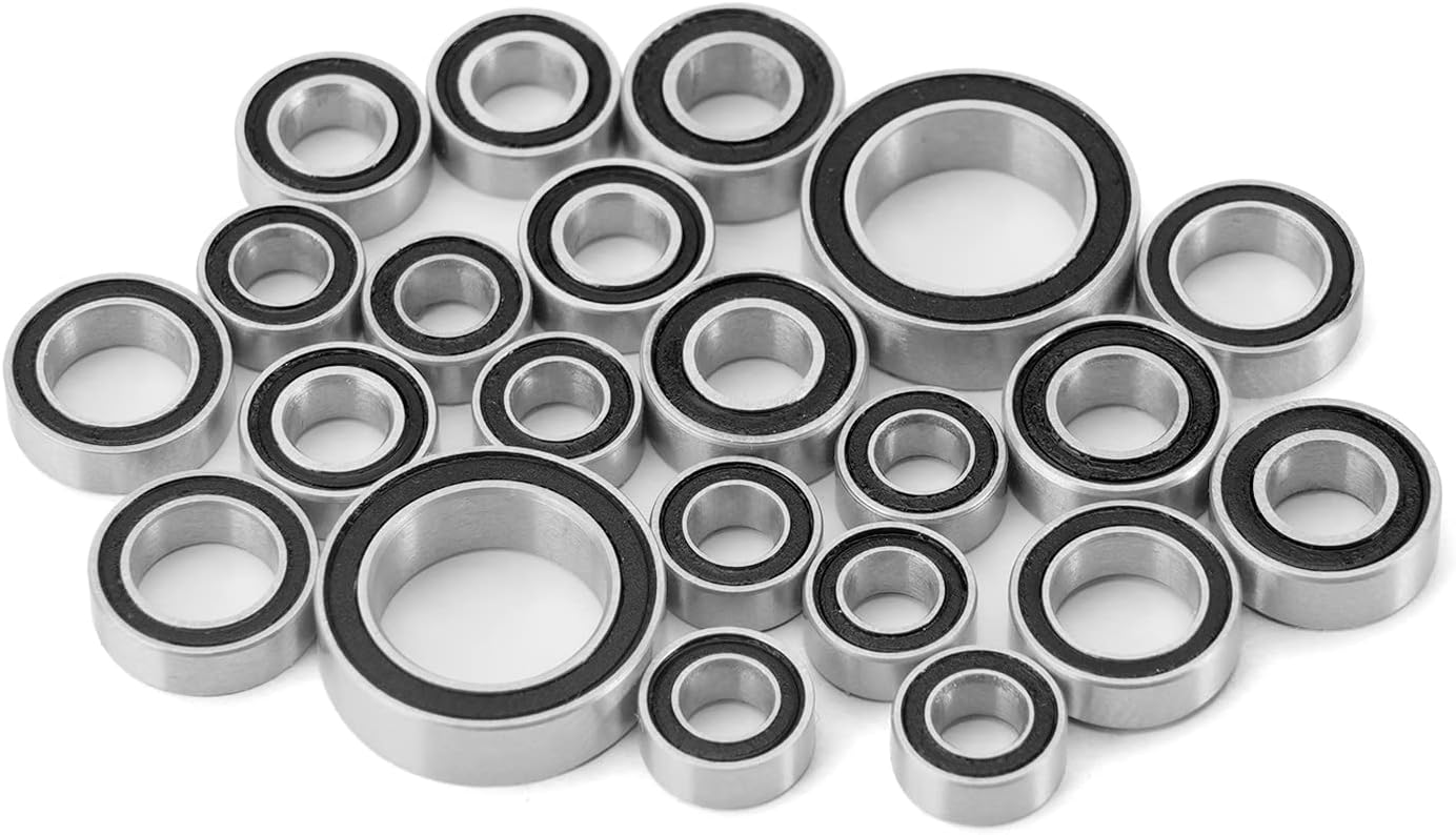 Steel Sealed Bearing Kit for TRX4M 1/18 RC Crawler Upgrade Parts, 22PCS