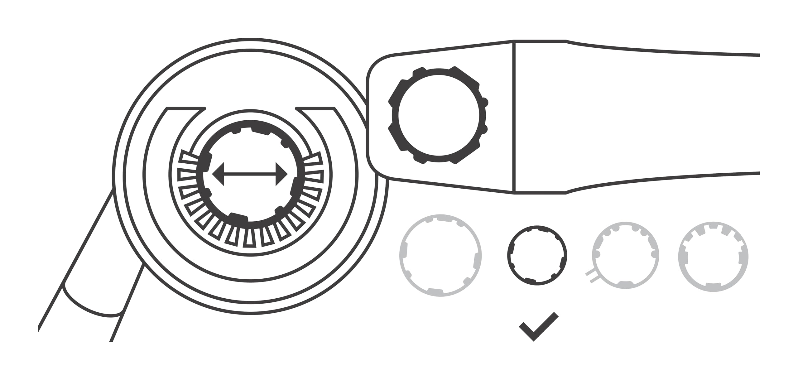 Bosch 1x PRO Absaughaube (Ø 115, 125 mm, Professional Zubehör Kleiner Winkelschleifer)