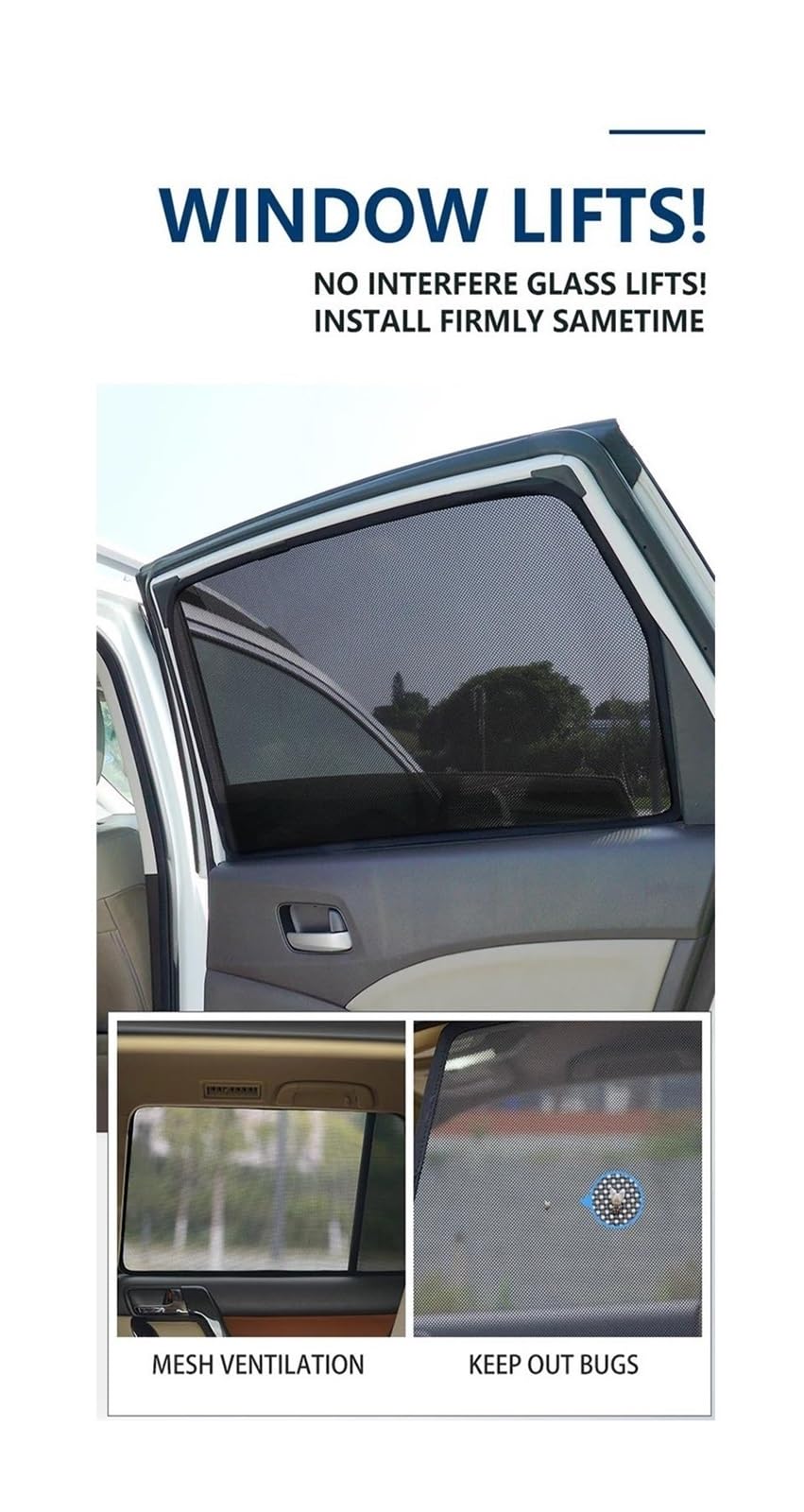 Sonnenschutz Auto Für Kia Für Stinger 2018-2023 2024 Auto Sonnenblende Fenster Windschutzscheibe Abdeckung Sonnenschutz Vorhang Mesh Schatten Blind Custom Sonnenblende Vorne(Back Windshield)