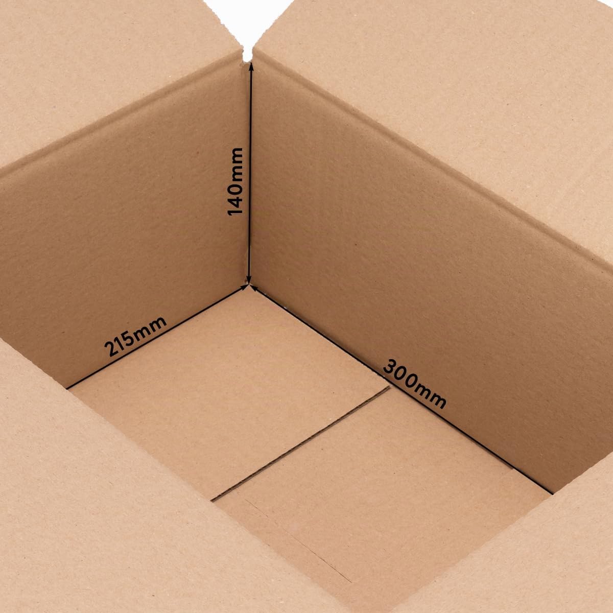 verpacking 100 cartons pliants 300 x 215 x 140 mm Cartons d'expédition en carton ondulé 1 cannelure Emballages en carton KK 30 Carton