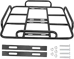 Pilipane Rack de caixa de entrega de comida, grade traseira, universal, resistente, estrutura de ferro, forte capacidade de carga, produção profissional, acabamento requintado para bicicleta elétrica