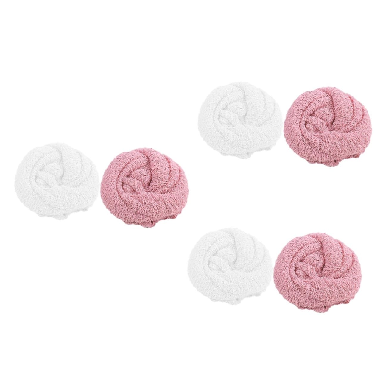 BESTonZON 6piezas De Envolvimiento para Recién Nacidos De y Transpirable para Fotografía y Acogimiento y Rosa