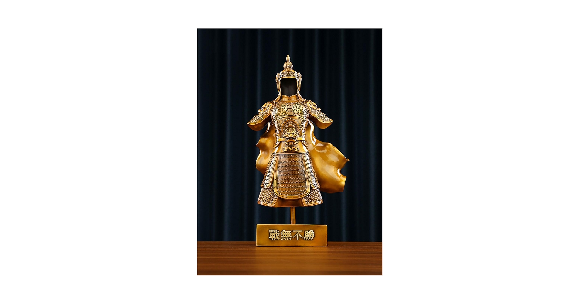 Amazon.co.jp: 戦国武将甲冑フィギュア 真鍮 置物・五月人形 鎧