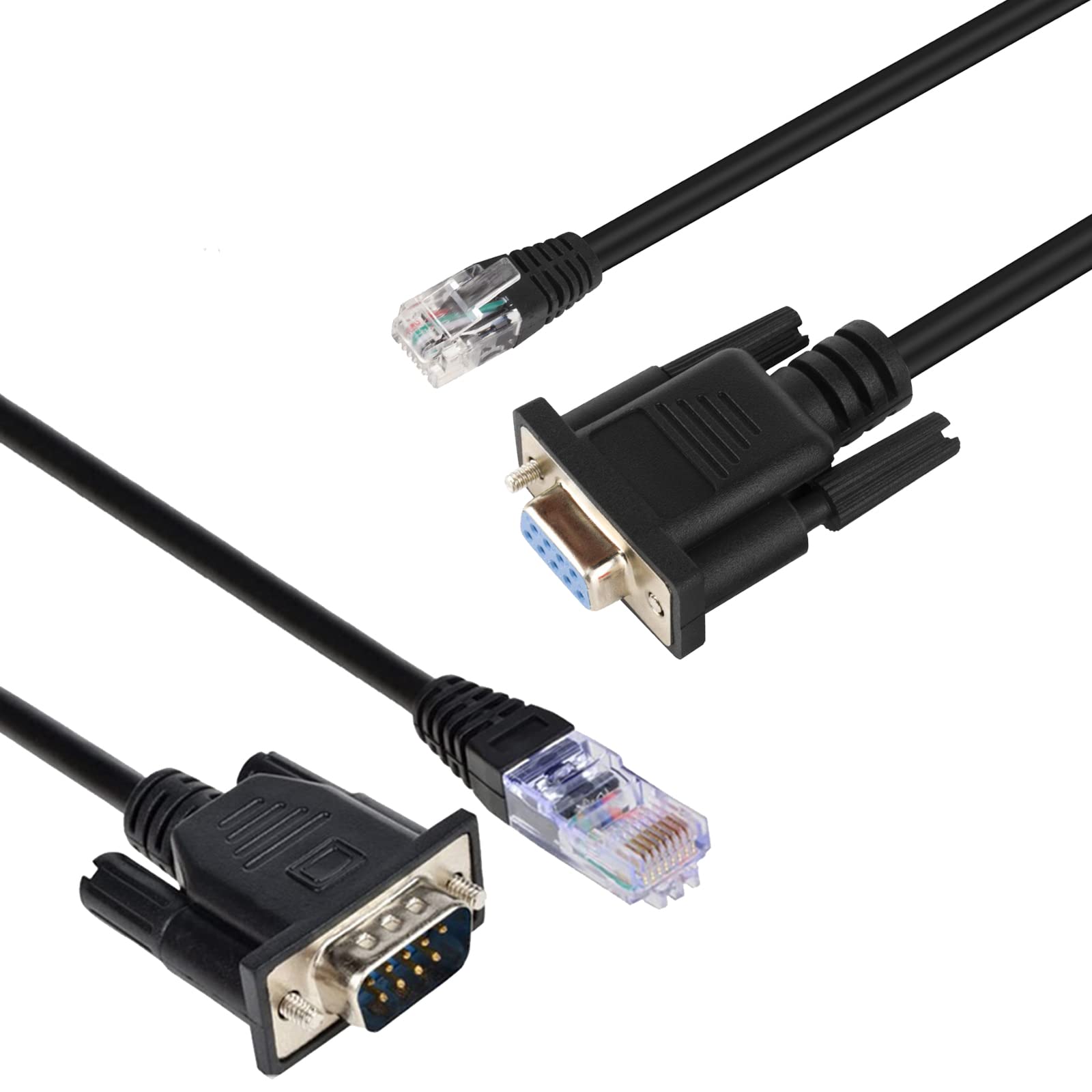 Amazon.co.jp: Jienk RJ45~DB9 Cat5 イーサネット LAN