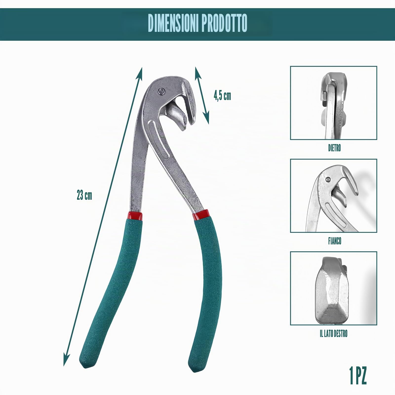 BYZESTY Strumento per riparare ammaccature pinza per bordi parafango, strumento di riparazione bordi ammaccature auto, pinze universali carrozzeria, strumenti di riparazione bordi lamiera parafango