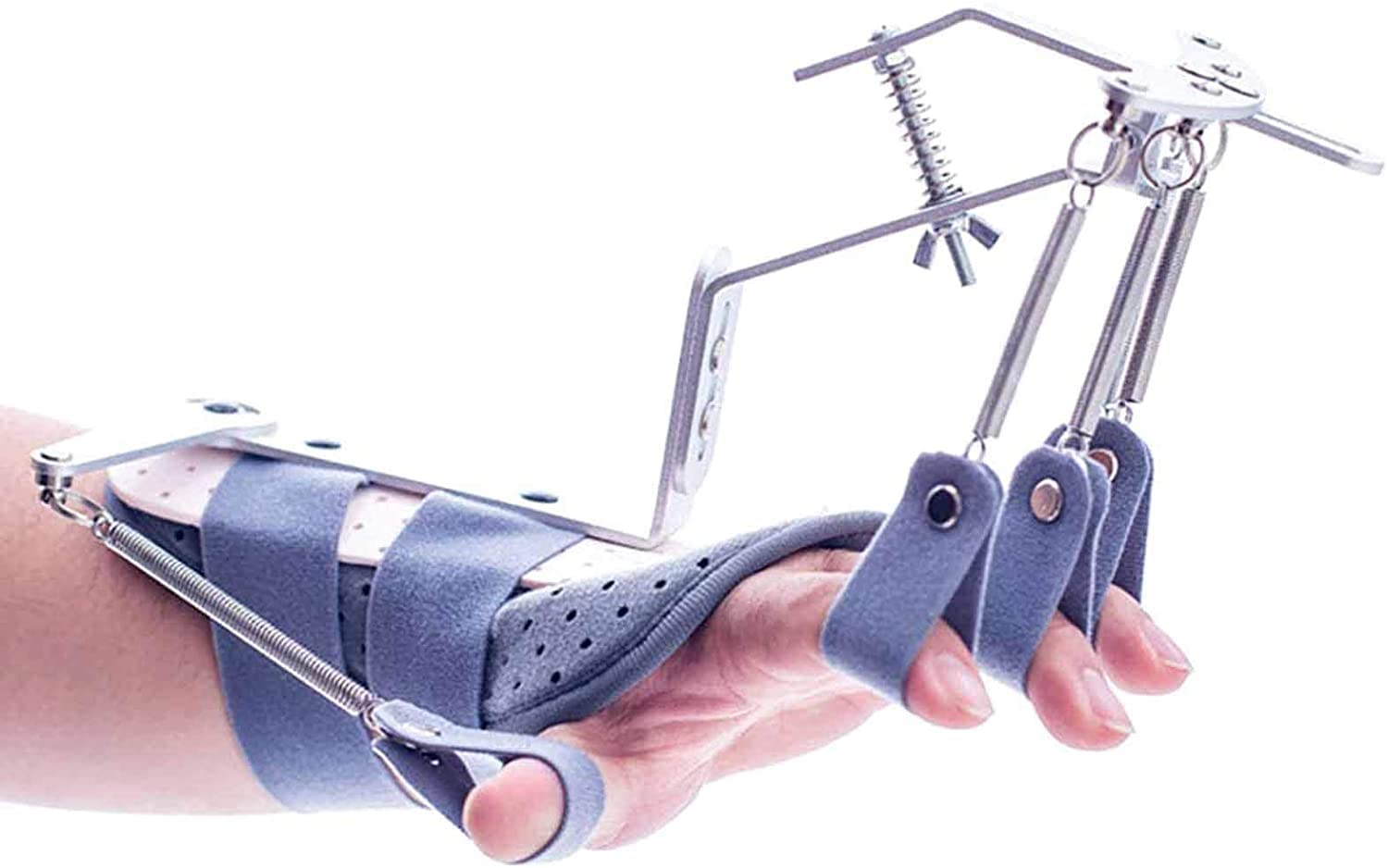 Esercitatore per Plantari per Polso con Dita per Cuscino, Tutore per Riabilitazione delle Dita, Plantari per Plantari per Riabilitazione con Dita Regolabili