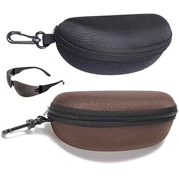 BRIEFING メガネケース　ネイビーカラビナ付きハードケース izonenewyork_v-casesports