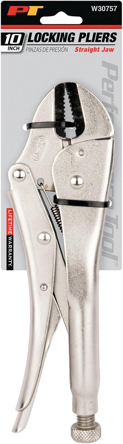 Performance Tool W30757 10-Inch Straight Jaw Locking Pliers