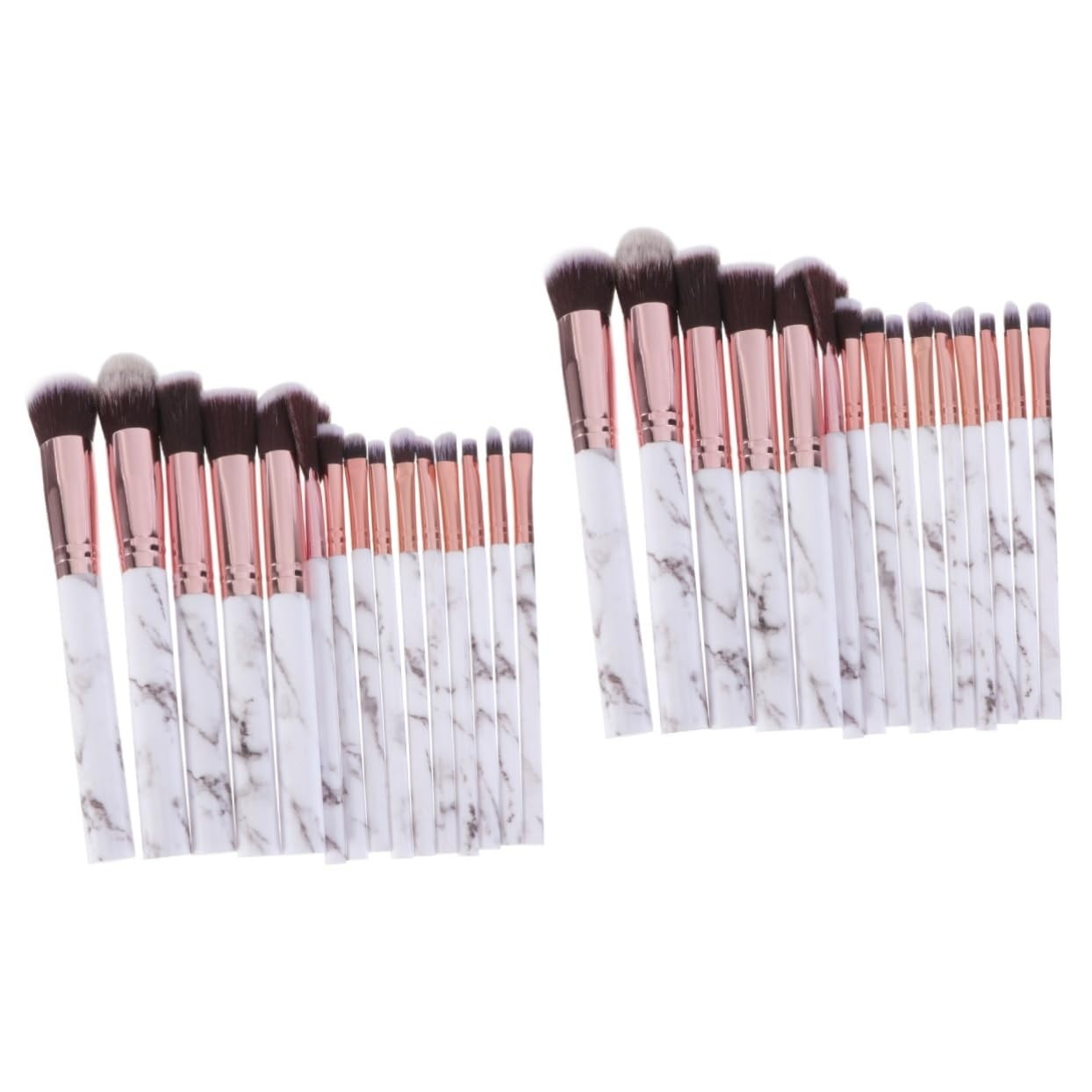 MAGICLULU Set Di 30 Pennelli Per Il Trucco Per Donna Setole in Nylon Pennelli Per Il Trucco Pennelli Per Il Trucco