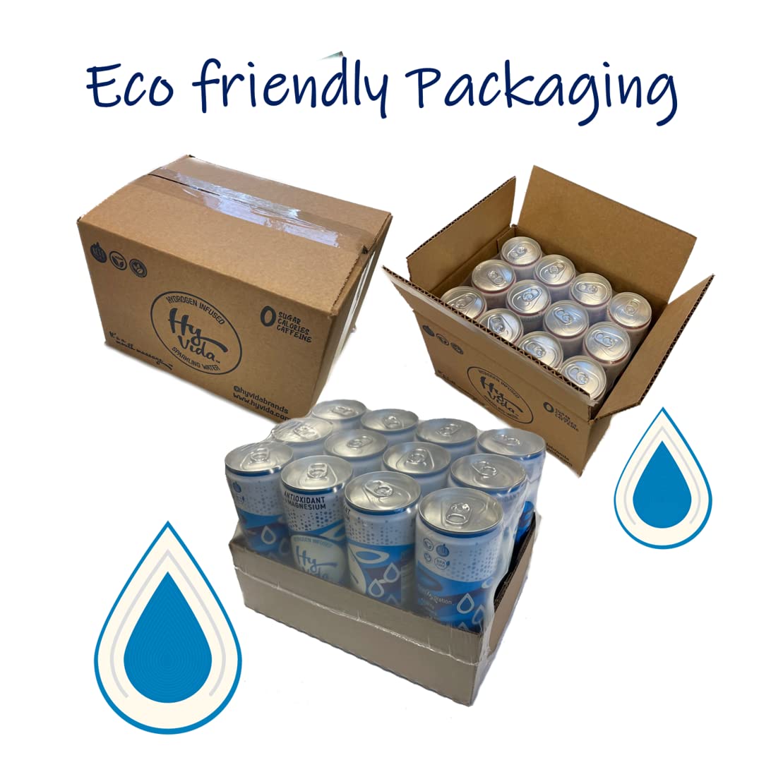 HyVida Pure Organic Antioxidant & Magnesium Sparkling Water Beverage