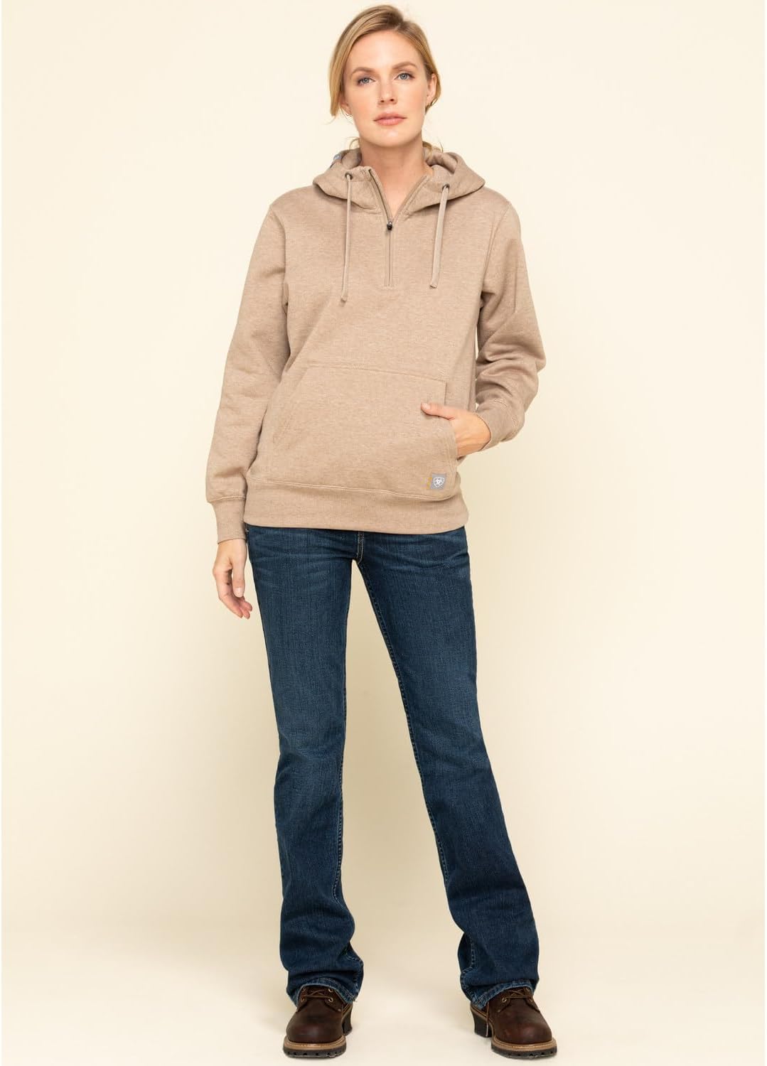 ARIAT Women's Rebar Skill Set 1/2 Zip Hoodie - Image 6