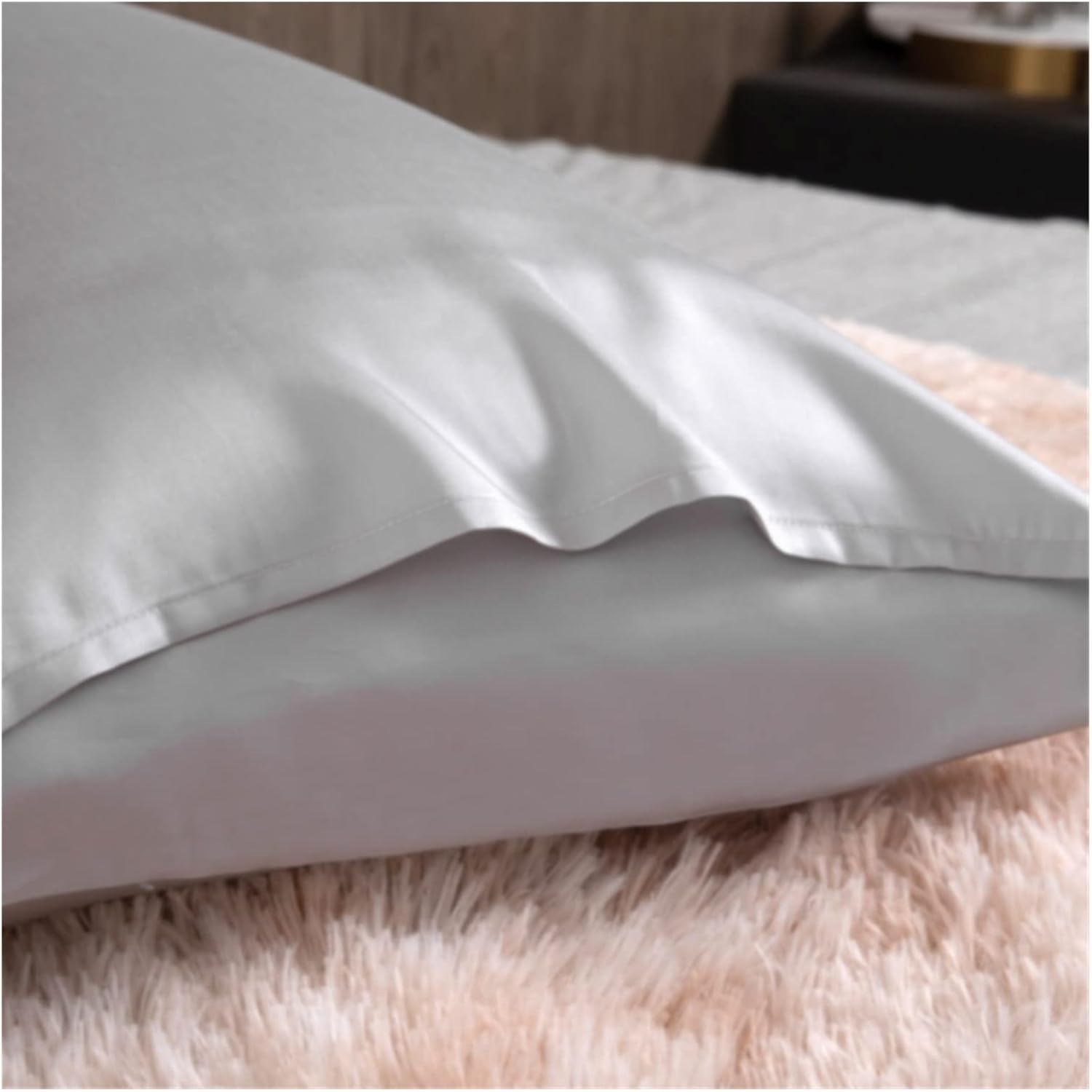 Natural Silk Pillowcase Zipper Silk Pillowcase Sided Pillowcase Simple No Zipper Silk Cover