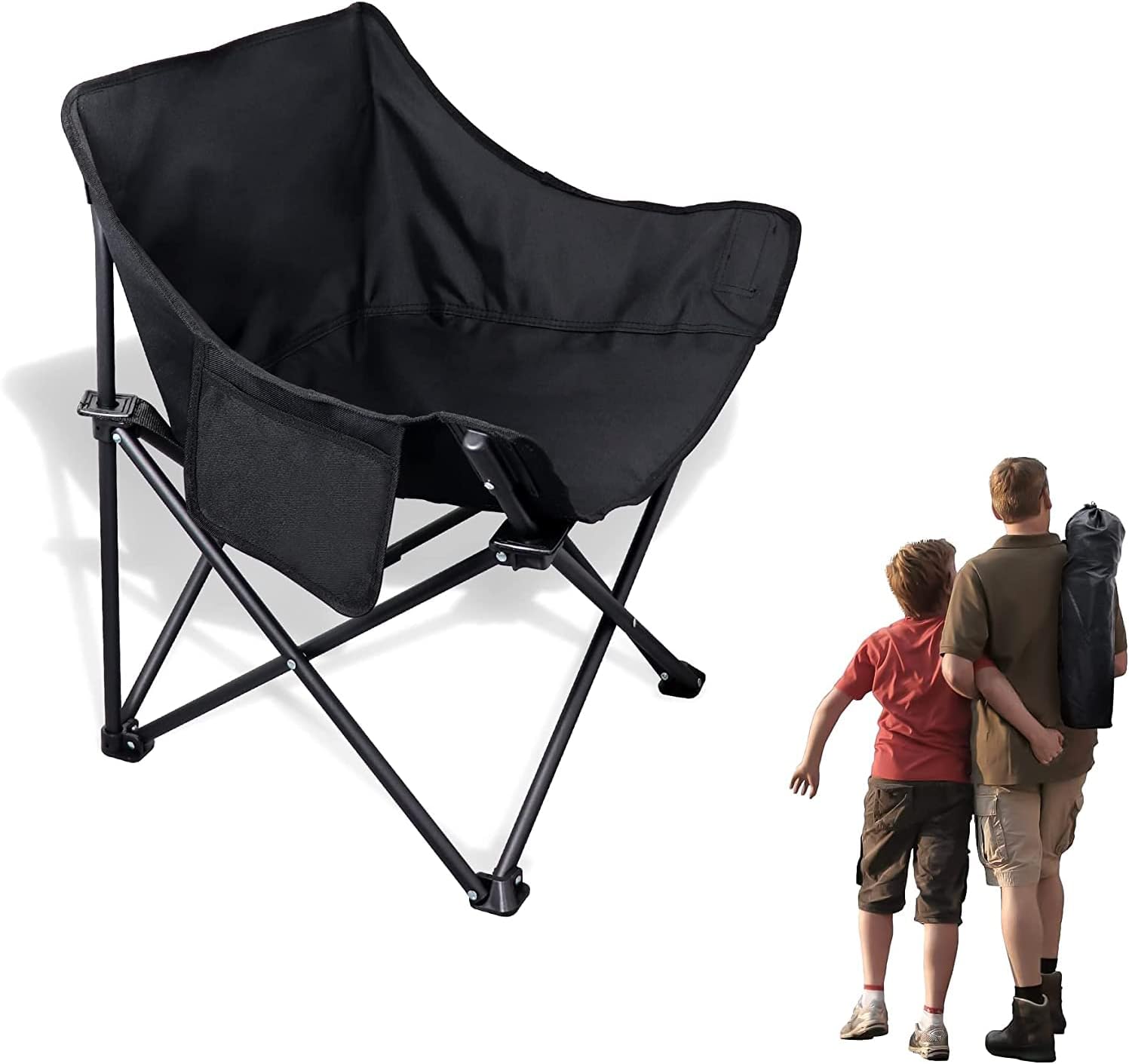 Camping Chair, Outdoor Folding Chair, Lightweight Portable Beach Chair