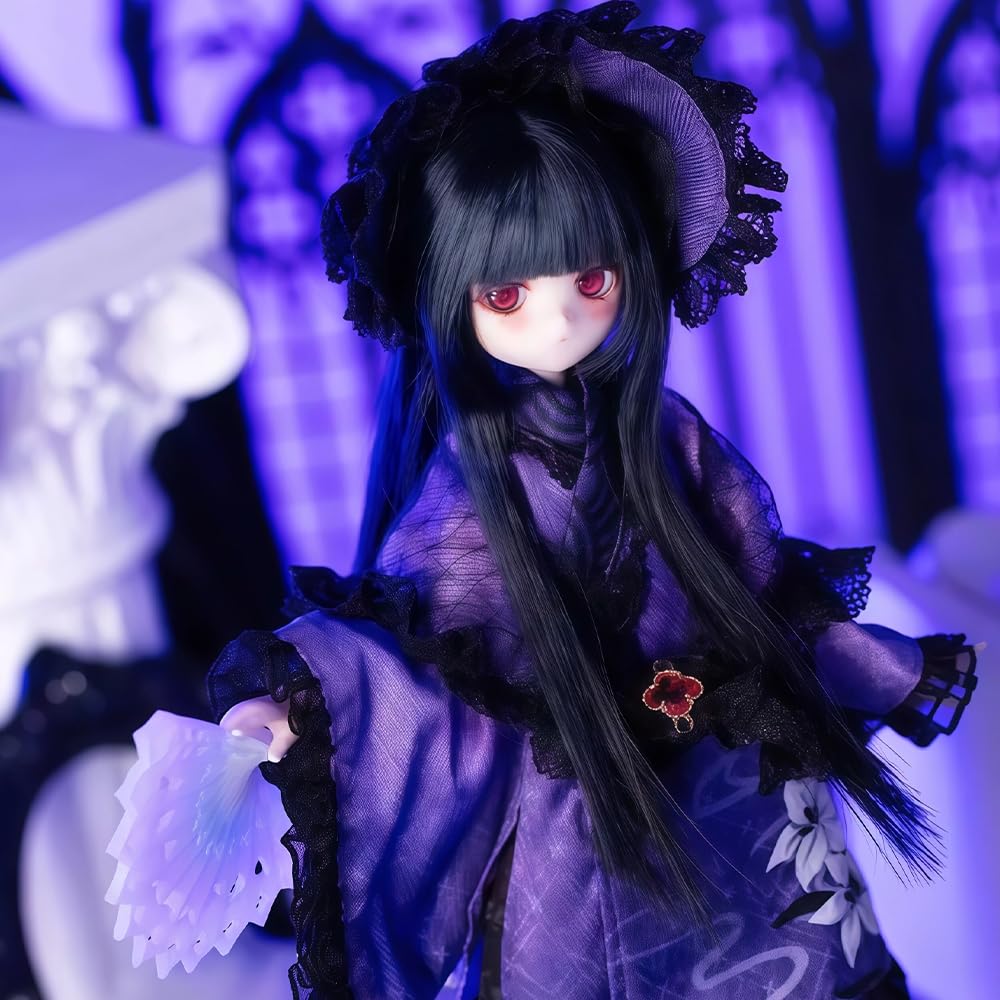 niannyyhouse BJD Blind Box Time Gap und Spieluhr-Serie (4 Stück) | 1/6 Ball Jointed Articulated Mini Doll, Complete Clothes Set, Collectible Dress-Up, Action Figure
