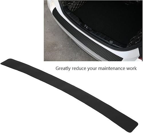 Miniatura 7 de Keenso - Protector adhesivo para parachoques trasero, protector de parachoques trasero autoadhesivo, tira protectora para umbral de puerta trasera