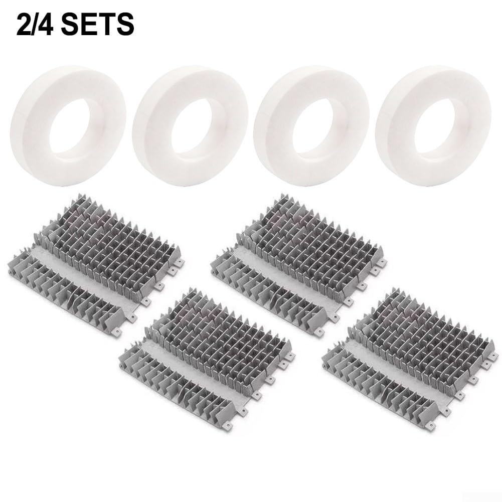 Kit de cepillo de escalada y anillos de repuesto para delfín para robots de piscina Triton Plus Dx5 Plus M400 para aumentar el rendimiento de limpieza en paredes y esquinas utilizando Pva robusto para