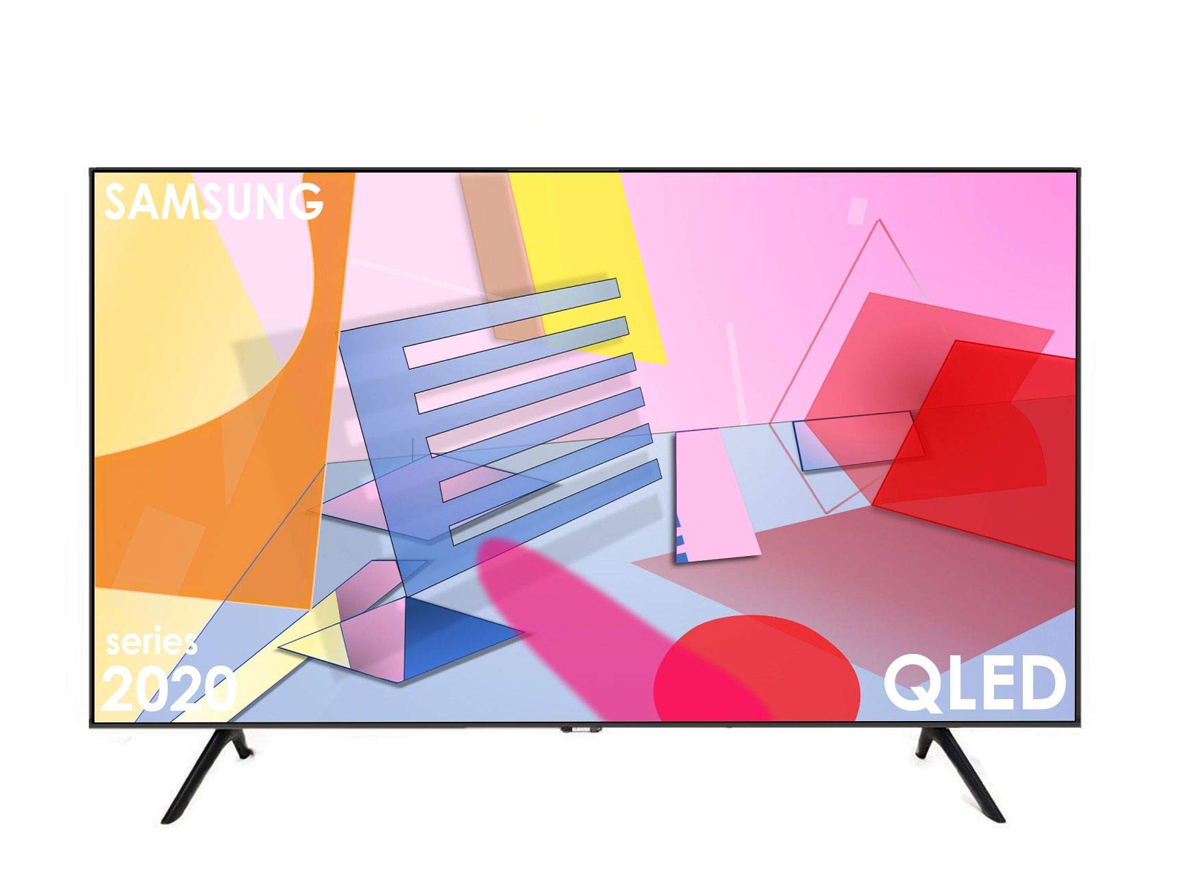 Samsung QE50Q60TAUXZT Smart TV 50” QLED 4K, Ultra HD, Dual LED, Processore Quantum Lite, Quantum HDR, Wi-Fi, New Bezel-less design, Nero, 2020, Alexa integrata