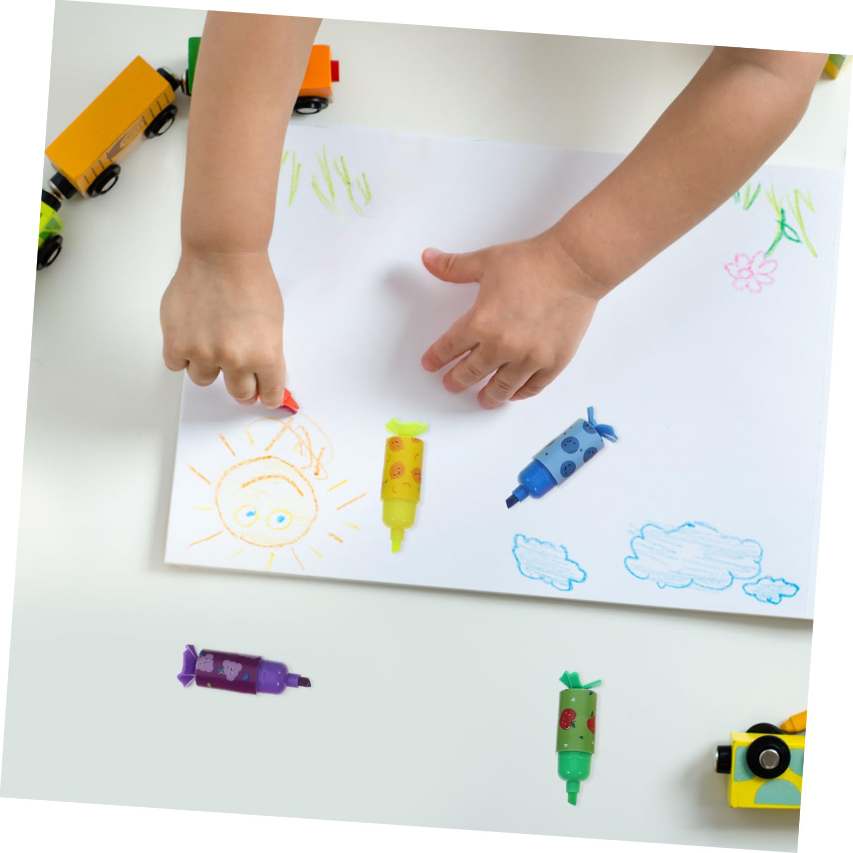 Mini Evidenziatore Candy Shape 30pezzi Plastico Multifunzione