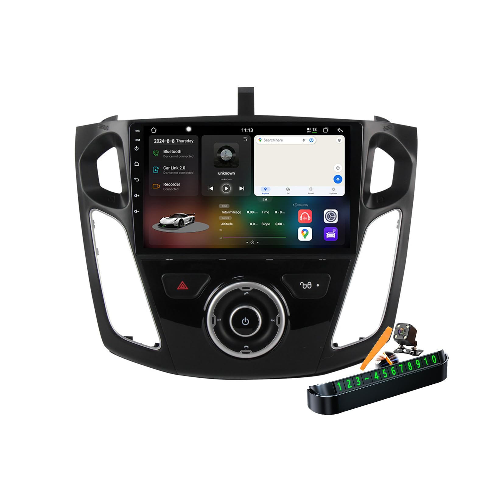 Reproductor Multimedia Vídeo Receptor BT FM Android 14.0 para Focus 2012-2018 8