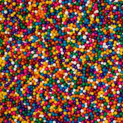 RAINBOW MIX Nonpareils - 4 oz shaker jar - Edible Nonpareil Sprin...